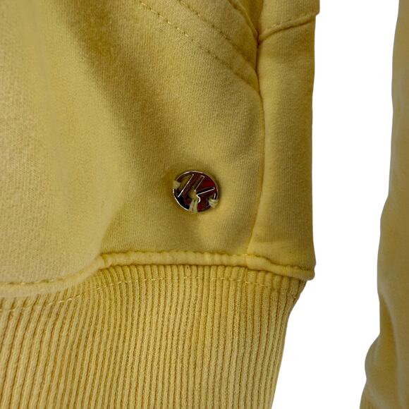 Buff Bunny Power Hoodie Size M Womens Yellow Pullover Gym Fitness BuffBunny Top - Picture 2 of 8